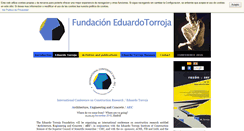 Desktop Screenshot of fundacioneduardotorroja.org
